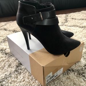 Call It Spring Suede & Leather Bootie 4.5” Heel